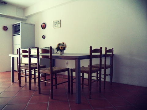 A view of one of our apartment dining rooms