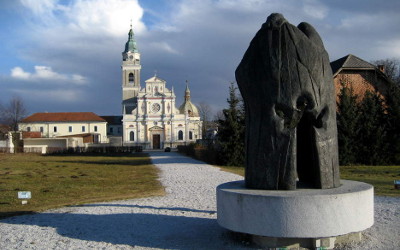 A view of the Basilica of Our Lady of Help at Brezje