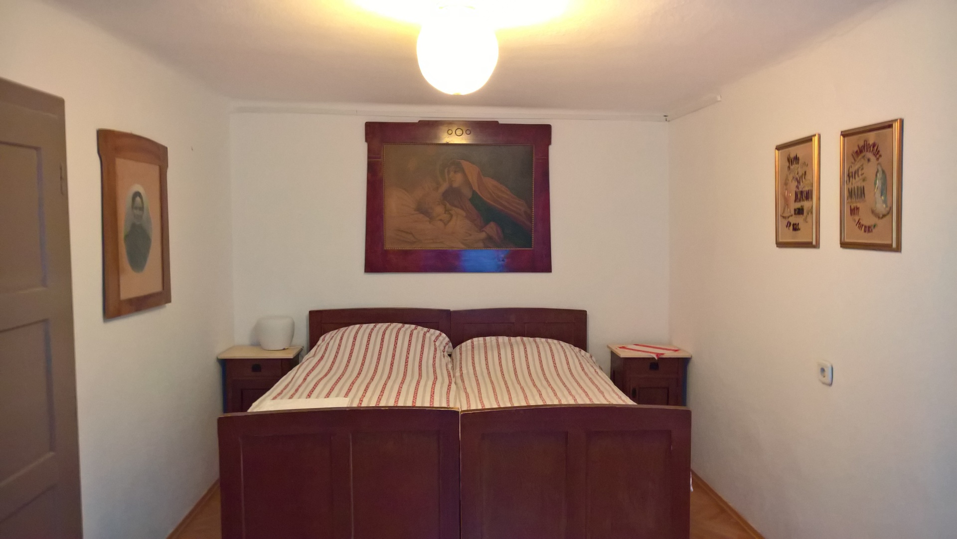 The cozy master bedroom.